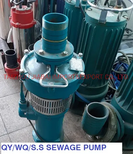 3 Phase Centrifugal Vertical Install Submersible Sewage Pump