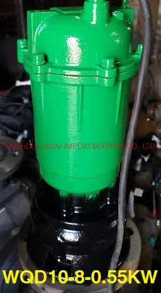 Wqd Sewage Submersible Water Pump (WQD10-8-0.55)
