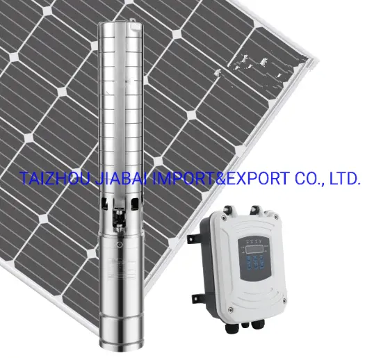 Good Quality 3kw 50m Head 30m3/H DC/AC Solar Deep Well Submersible Solar Pump