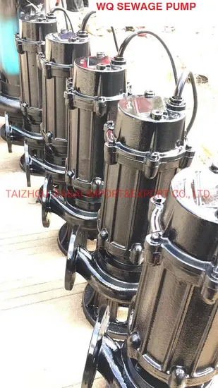 Wq Centrifugal Dredge Drainage Submersible Sewage Pump 10HP