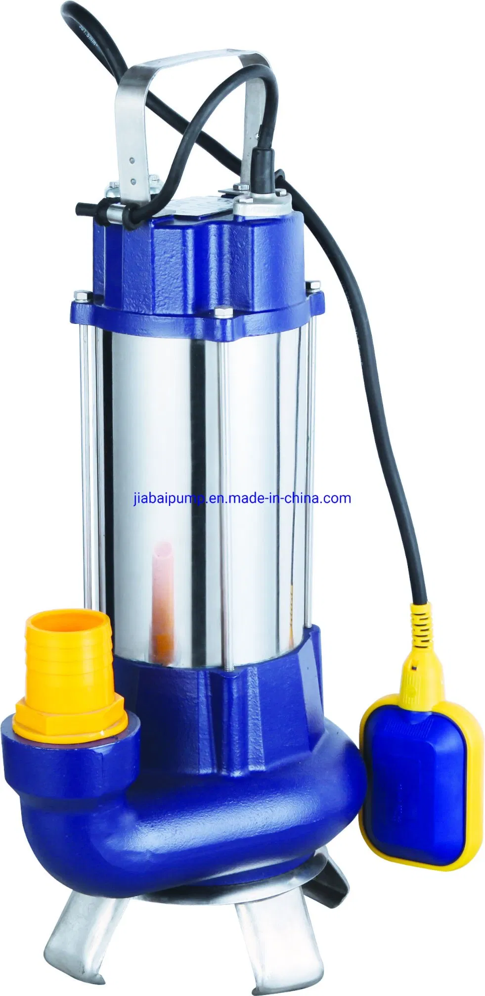 V2200f 3 Inch 3 HP S. S. Submersible Sewage Pump with Float