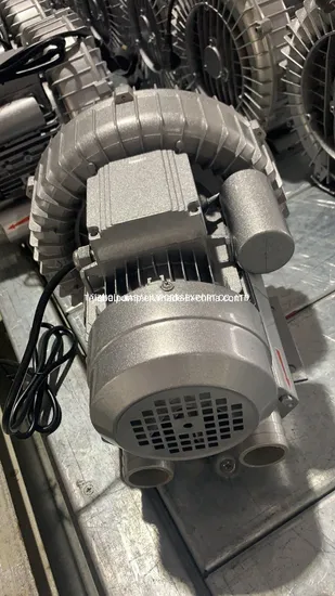 Single Stage High Pressure Side Channel Low Noise 750W/1HP Air Ring Blower