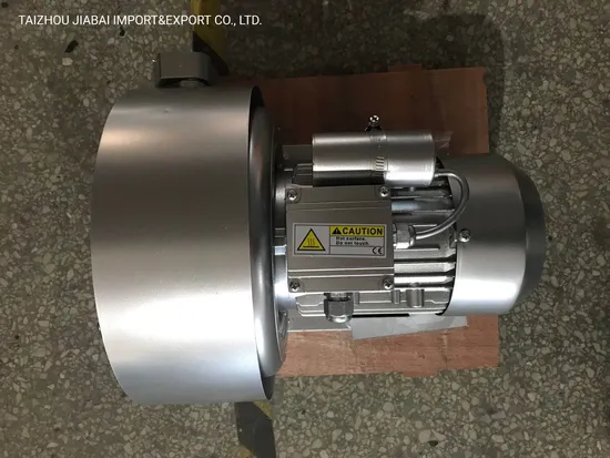 Melt-Blown Fabric Double Impeller 2.2kw/3HP Side Channel Ring Regenerative Turbo Ring Blower