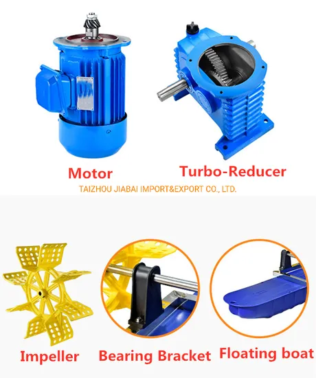 High Quality HDPE Material Boat Pond Impeller Aerator