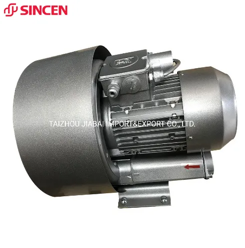 Pneumatic Conveying 0.85kw Double Impeller Air Ring Blower