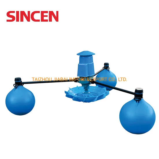 2.2kw AC/DC Controller Solar Floating Ball Impeller Aerator