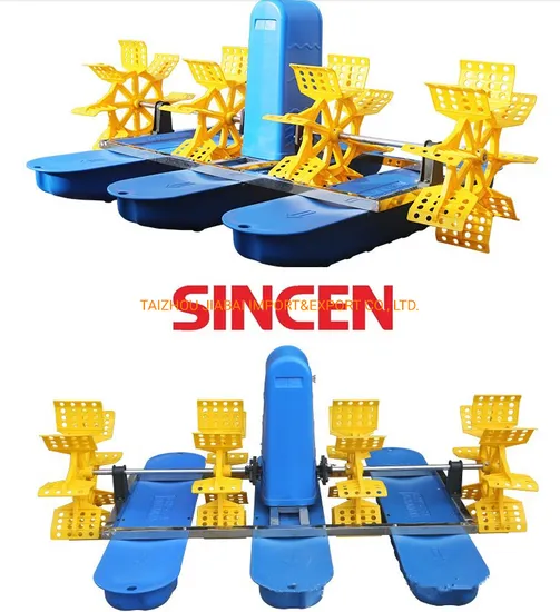 2HP Single Phase Floating Surface Aquaculture Paddle Wheel Aerator