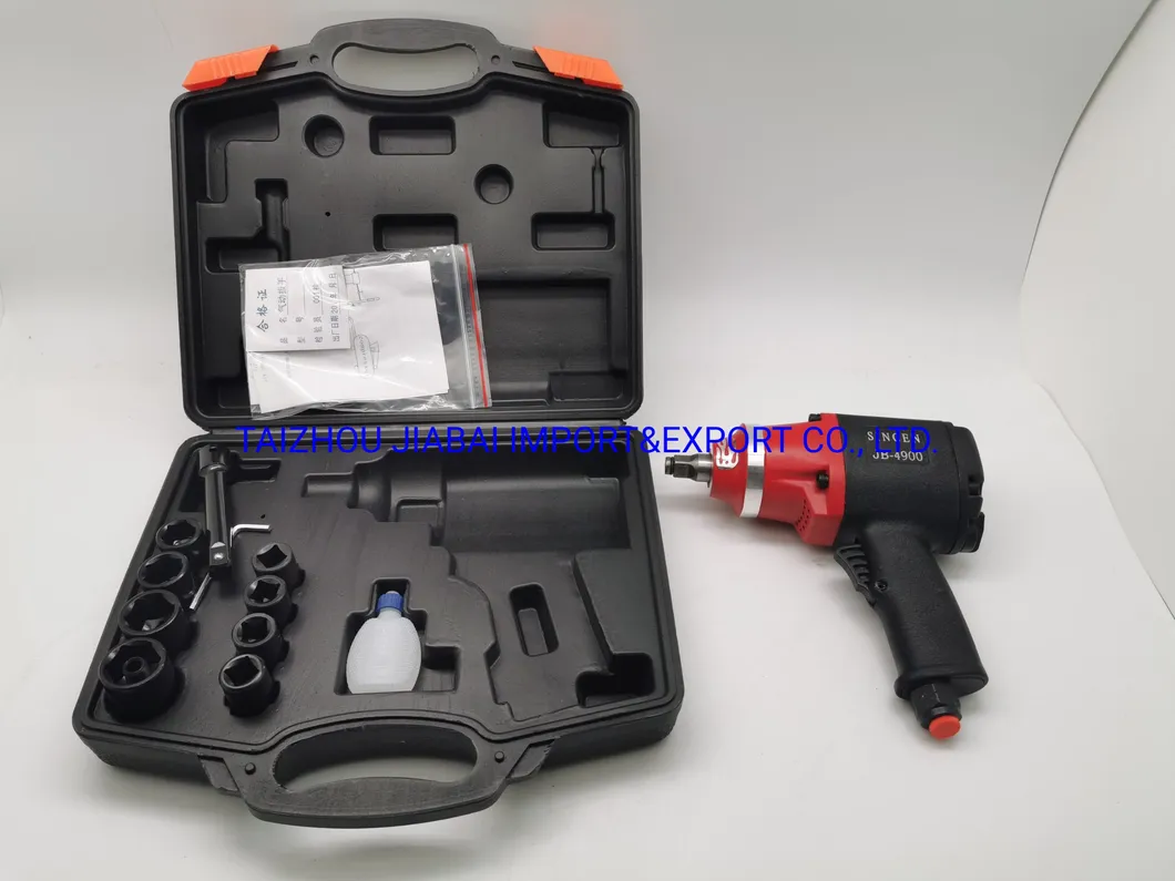 1/2&prime;&prime; Inch Pneumatic Air Impact Wrench for Car with 10PCS Sockets