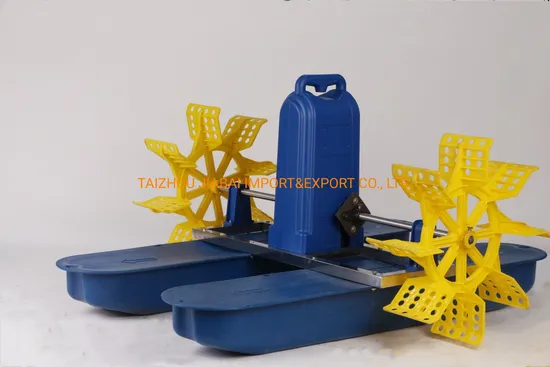 1HP 0.75kw High Speed Shrimp Farming Machine Paddle Wheel Aerator