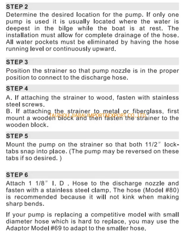 24V DC Low Voltage Mini Submersible Water Pump for Household