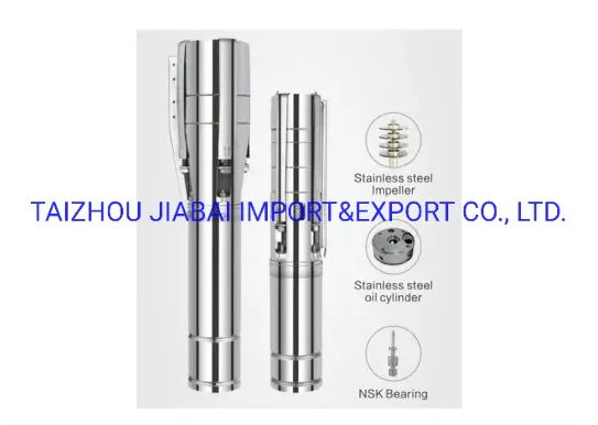 Ceapproved S/S Impeller Brushless Motor 5.5kw 96m Head Deep Well Submersible Solar Pump