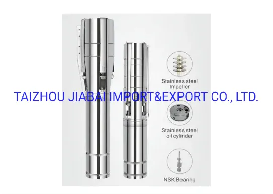 Ceapproved S/S Impeller Brushless Motor 5.5kw 96m Head Deep Well Submersible Solar Pump