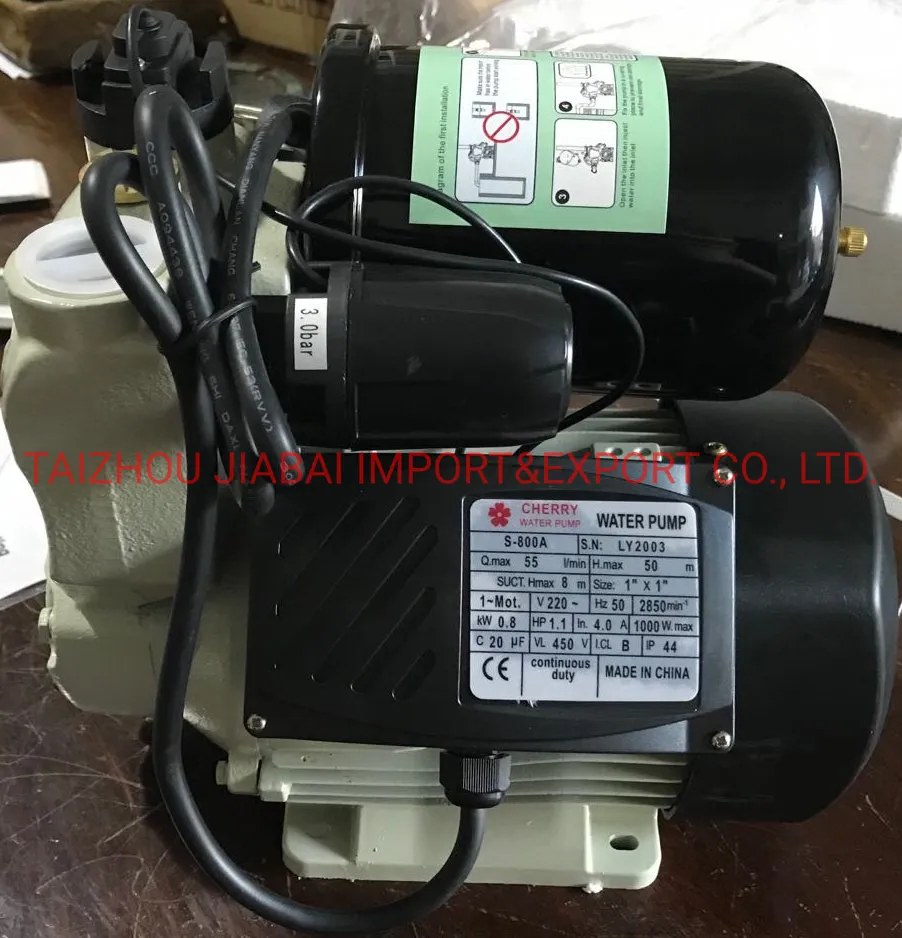 S300A Auto Centrifugal Water Pump Electric Self Priming Pumps