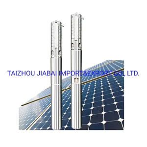 4kw 75m Head 36m3/H AC&amp;DC Impeller Deep Well Solar Submersible Pump