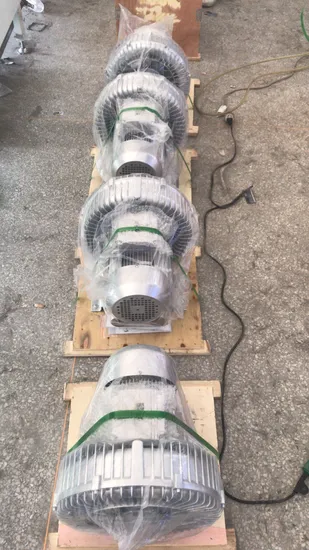 CE Approved Electric High Pressure 4HP 3kw Fish Shrimp Farming Ring Blower