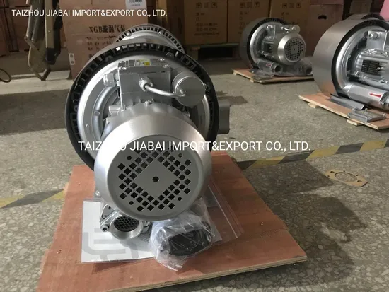Double Stage Side Channel Aquaculture 4kw/5.5HP 380V Ring Blower