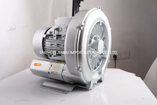0.25kw 1/3HP CE Approved High Pressure Vortex Pneumatic Conveying Systems Ring Blower