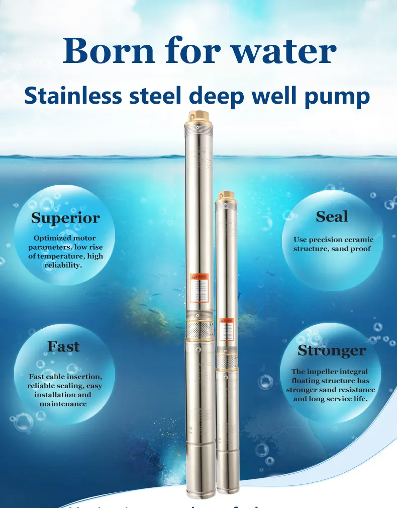 4sdm4/5 Deep Well Submersible Water Pump