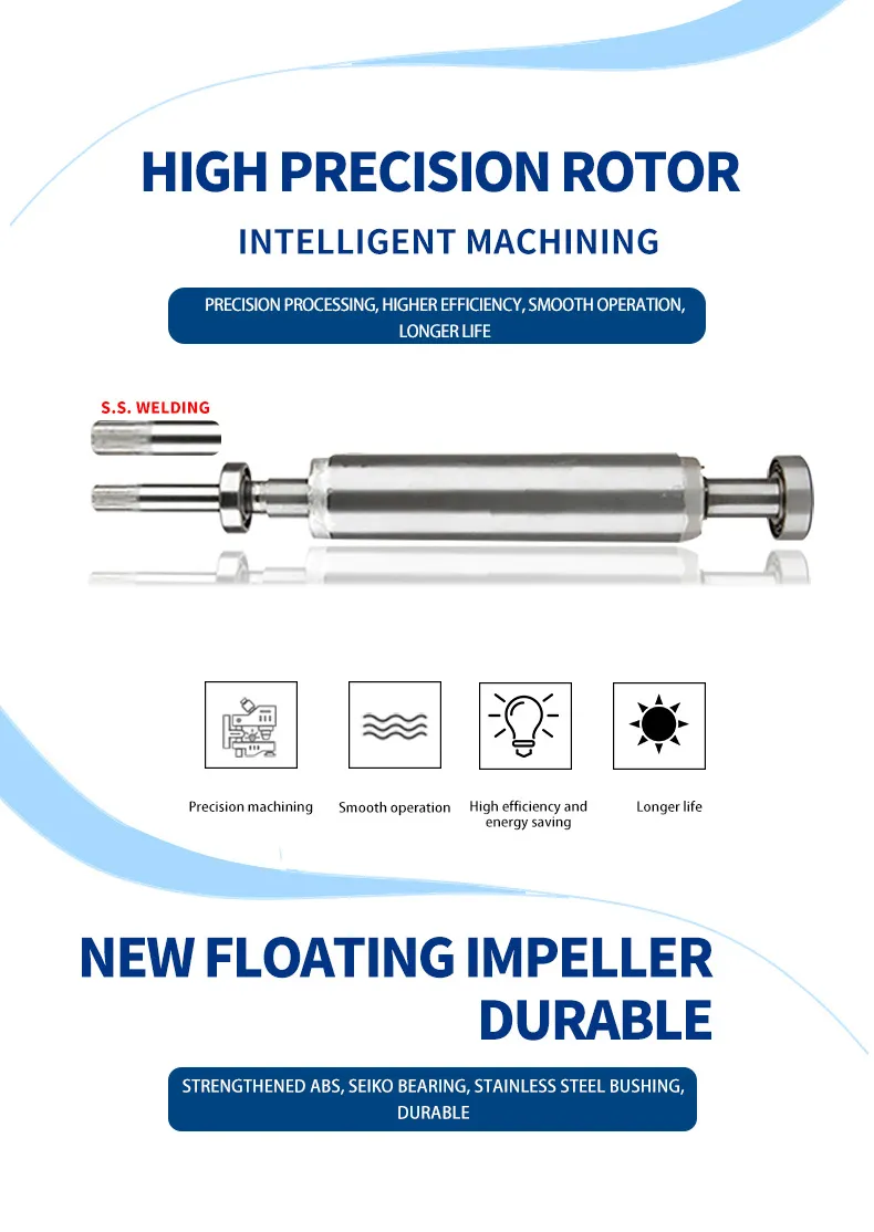 Floating Impeller 4SD8/27 Deep Well Submersible Electric Pump with C&U Bearing