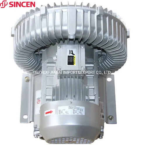 Heavy Duty 12HP/9kw Three Stage Regenerative Side Channel Air Ring Blower