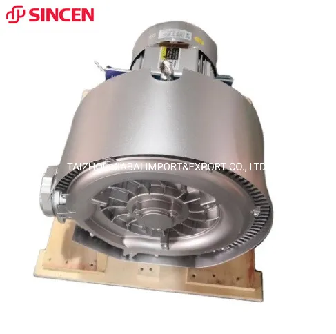 CE Approved 7.5HP/5.5kw 3 Phase 380V Double Stage Ring Air Blower