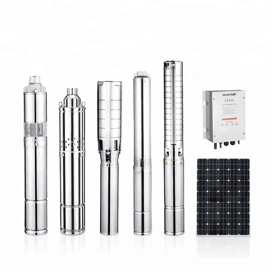 CE Approved High Quality 600W 48V Stainless Steel DC Solar Deep Well Pump