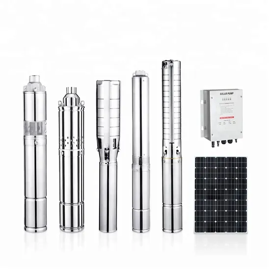 CE Approved High Quality 600W 48V Stainless Steel DC Solar Deep Well Pump