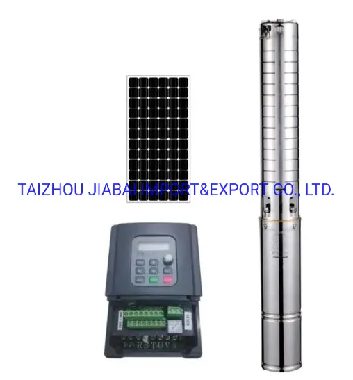 CE Approved Stainless Steel DC&amp;AC Brushless Deep Well Submersible Solar Pump