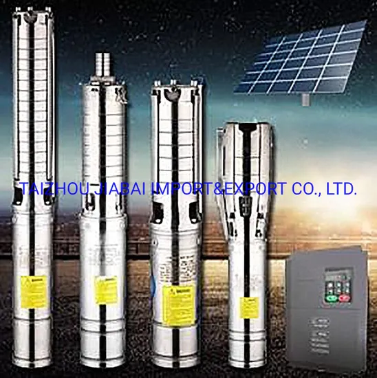 Sincen 750W AC/DC Stainless Steel Impeller Solar Deep Well Submersible Pump