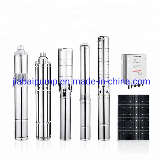Agriculture Use Environment Friendly DC&amp;AC Deep Well Submersible Solar Pump