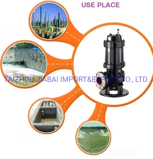 Wqk25-7-1.5 Latest Style Wqk Cutting Sewage Submersible Pump with Big Flow