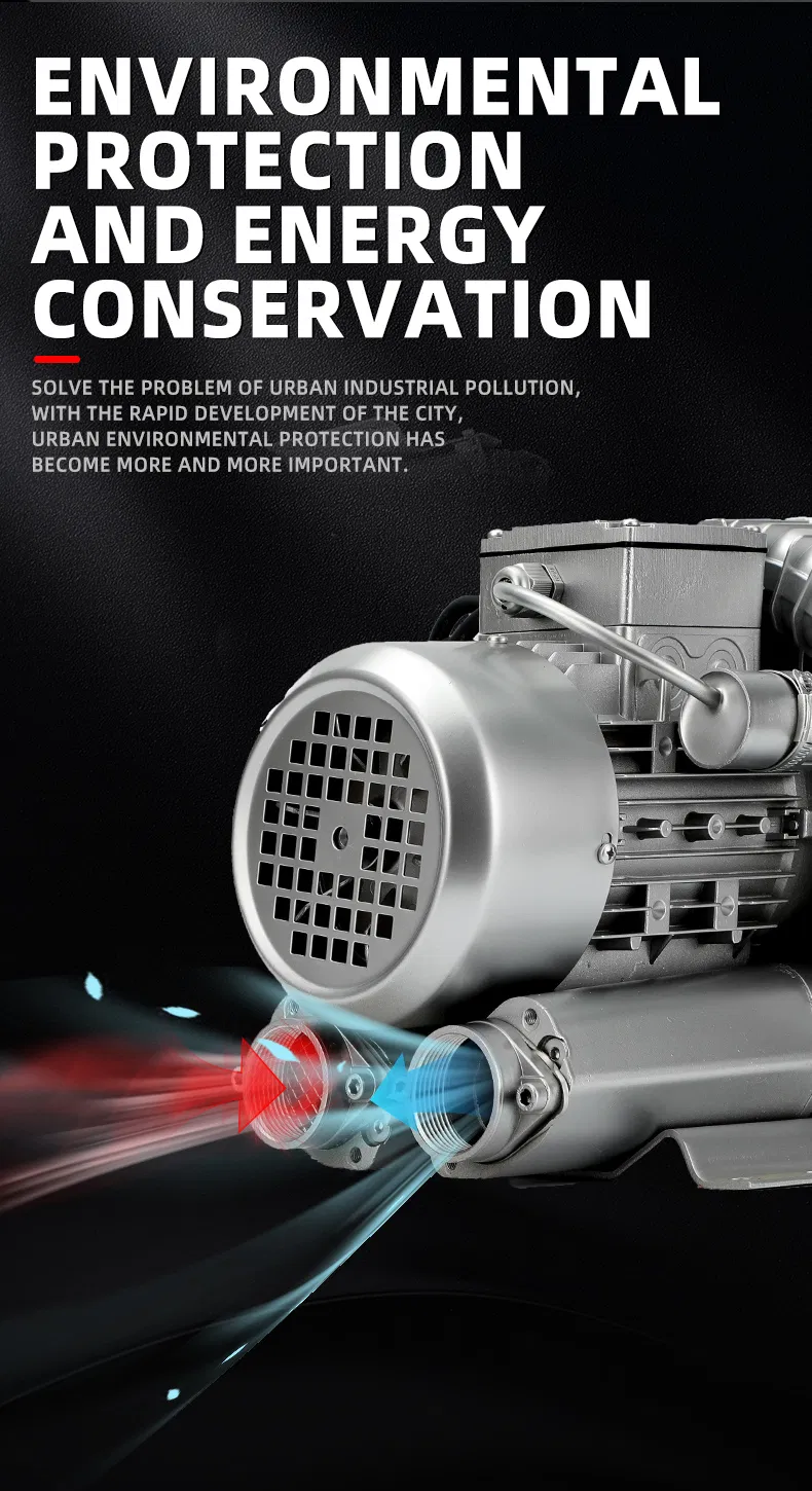High Pressure Vacuum Pump Side Channel Ring Blower for Aquaculture