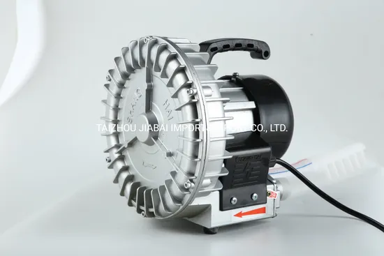 CE Approved High Pressure 0.12kw/0.16HP Side Channel Timber Industry Air Blower