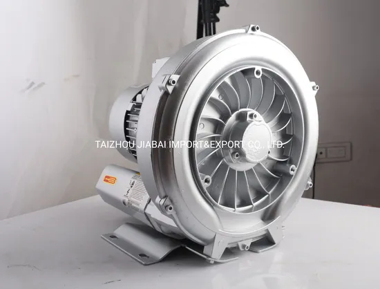 0.25kw 1/3HP CE Approved High Pressure Vortex Pneumatic Conveying Systems Ring Blower