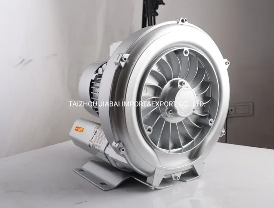 0.25kw 1/3HP CE Approved High Pressure Vortex Pneumatic Conveying Systems Ring Blower