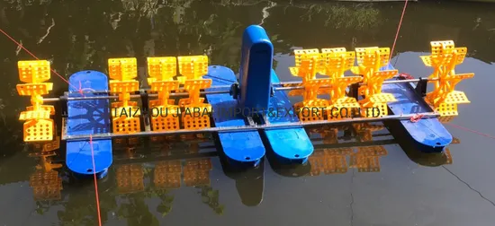 2.2kw/3HP Fish Pond Six Wheel Waterwheel Type Aerator