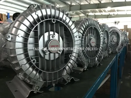 Fish Farming 0.55kw/0.75hpsingle Stage Air Regenerative Ring Blowers