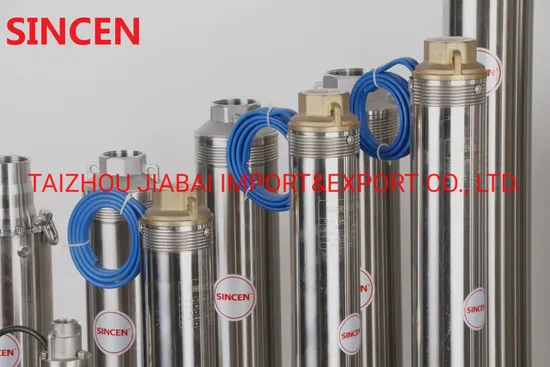 2inch 3inch 4inch Multistage Submersible Borehole Deep Well Pumps