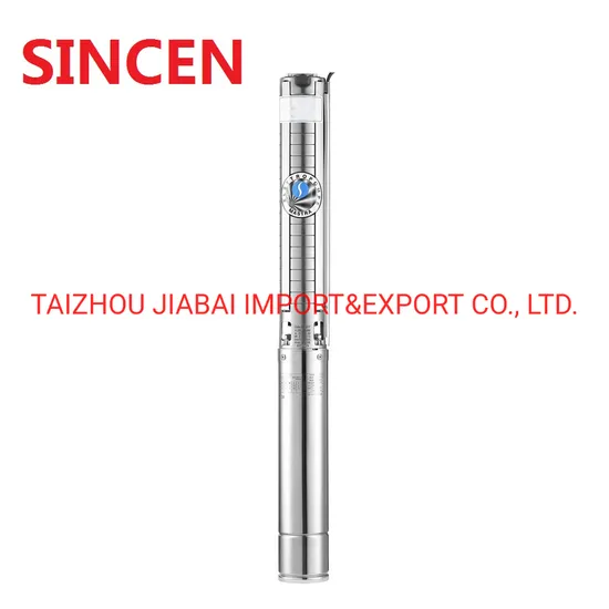 4spm3/12 Stainless Steel Multistage Borehole Submersible Deep Well Water Pump with Control Box