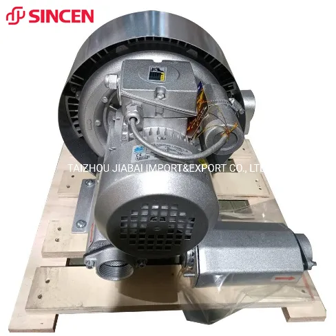 High Suction Vacuum Pumps Sewage Treatment 3kw Double Impeller Air Ring Blower