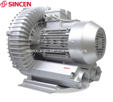 CE Approved Electric High Pressure Vacuum Turbine 7.5HP 5.5kw Air Blower