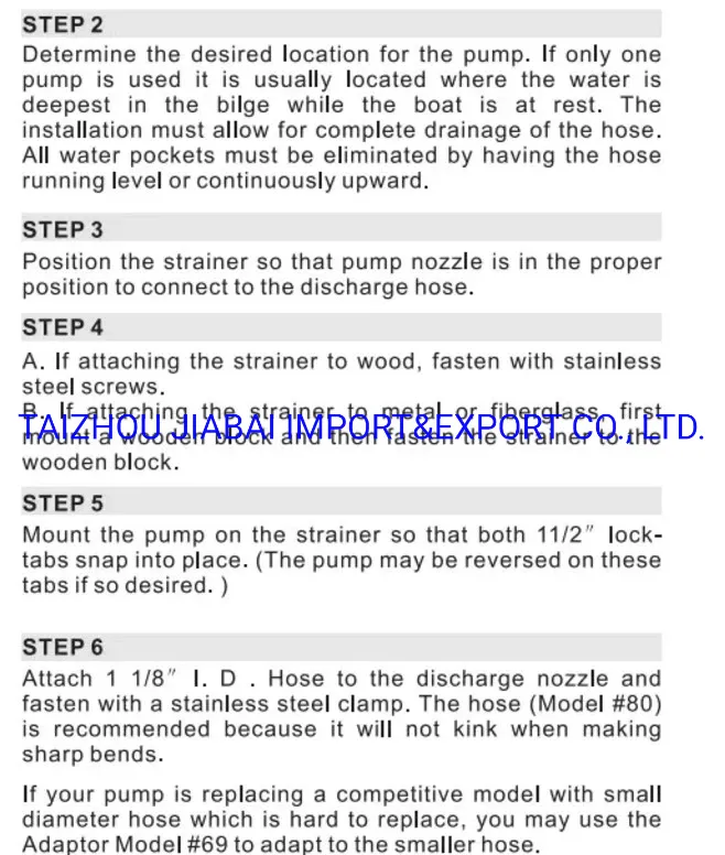 12V/24V/36V/48V/72V Small Mini DC Submersible Water Pump for Home Use