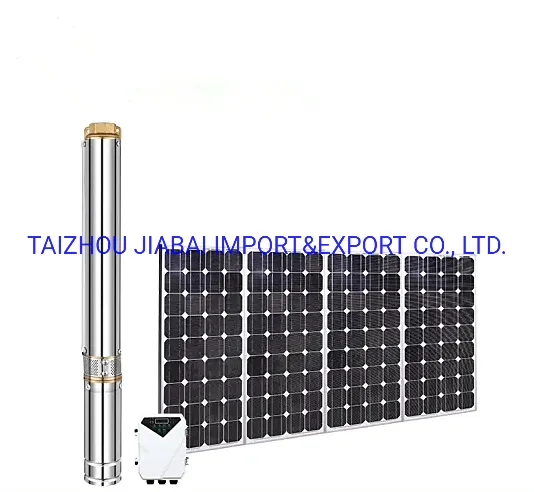 Plastic Impeller 750W Deep Well Submersible Stainless Steel Solar Pump