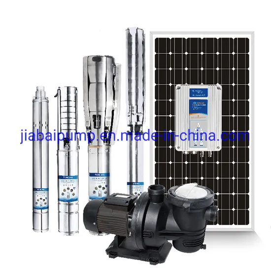 4kw/5HP 250m Lift 9.5m3/H High Quality AC&amp;DC Submersible Deep Well Submersible Solar Pump