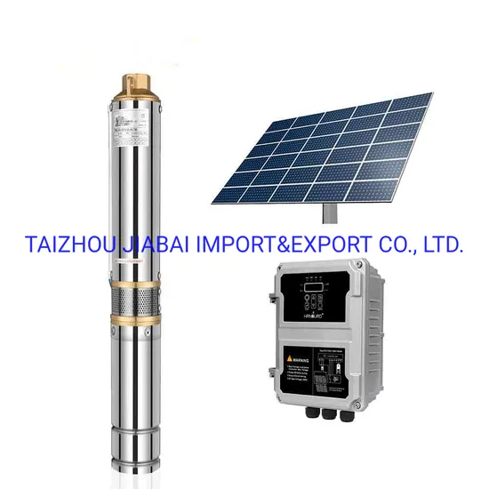 DC80-400V AC110-240V Stainless Steel 135m Head Deep Well Submersible Solar Pump