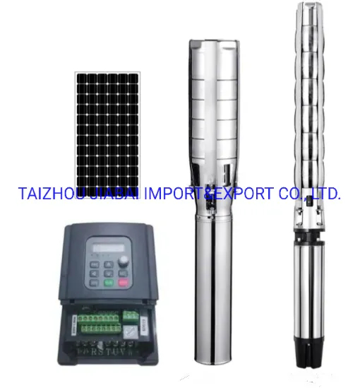 95m3/H 110m Head S/S Impeller Energy Deep Well Submersible Solar Pump