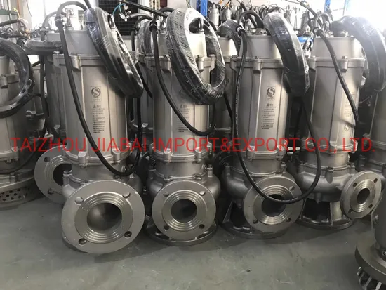 Big Flow High Capacity Submersible Pump Dirty Water Pump Sewage Water Pump for Municipal Works Industrial Buildings Transport Rainwater