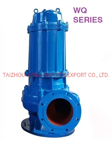 Vertical Cooper Wire Non-Clogging Centrifugal Fecal Cutter Submersible Sewage Water Pump