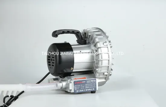 Industrial Aluminum High Pressure Single Phase 0.12kw/0.16HP Air Ring Blower