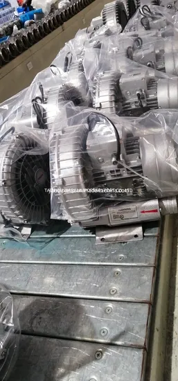 Single Stage High Pressure Side Channel Low Noise 750W/1HP Air Ring Blower